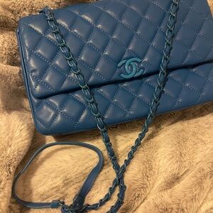 Chanel Blue Shoulder Bag